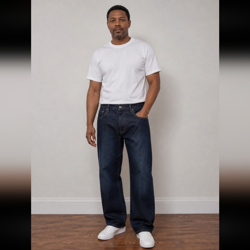 Vintage LUCKY BRAND  181 Relaxed Fit Straight  Murrel Blue Jeans 38